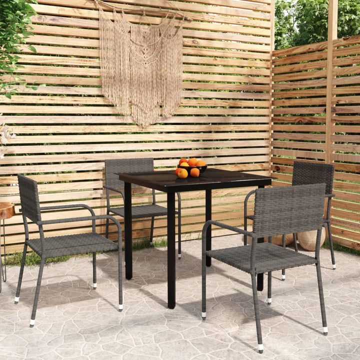 Set De Mobilier Pentru Grădină, 5 Piese,