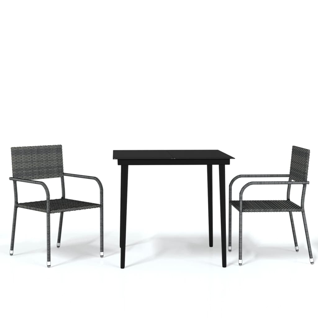 Set Mobilier Pentru Grădină, 3 Piese,
