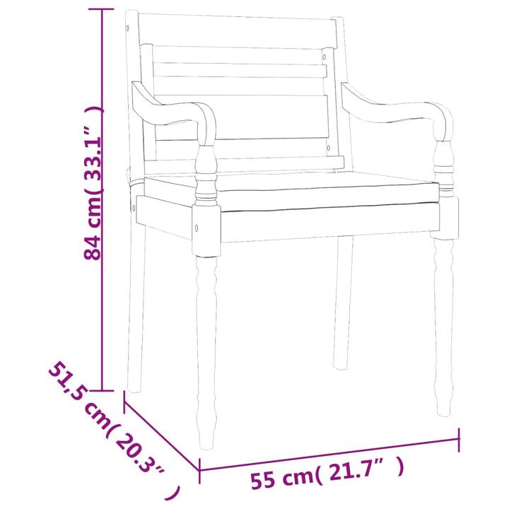 Set Mobilier De Grădină Cu Perne, 5 Piese, Lemn Masiv De Tec