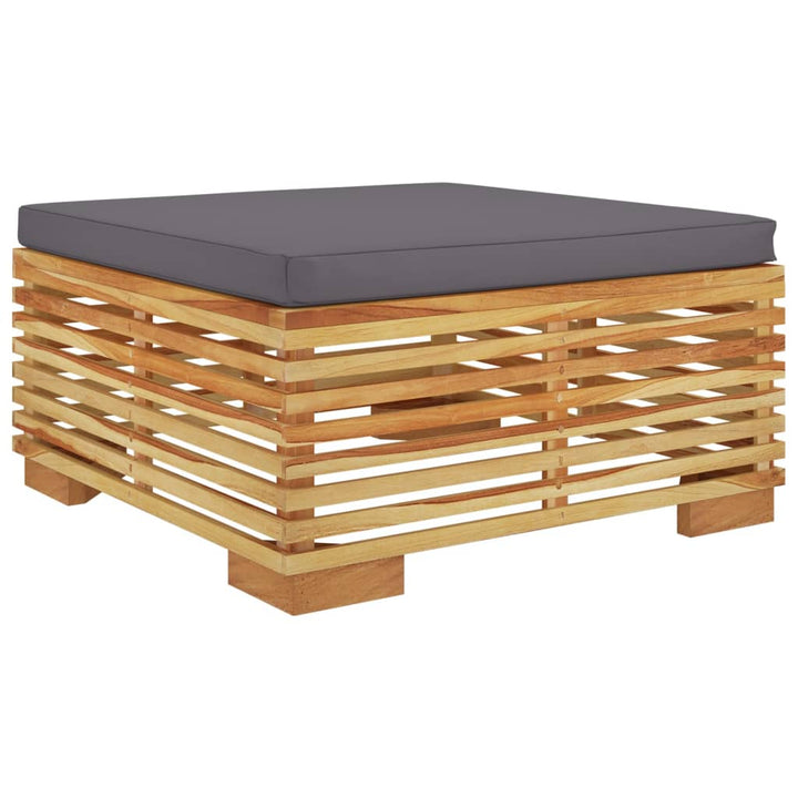 Set Mobilier Grădină Cu Perne, 6 Piese, Lemn Masiv De Tec