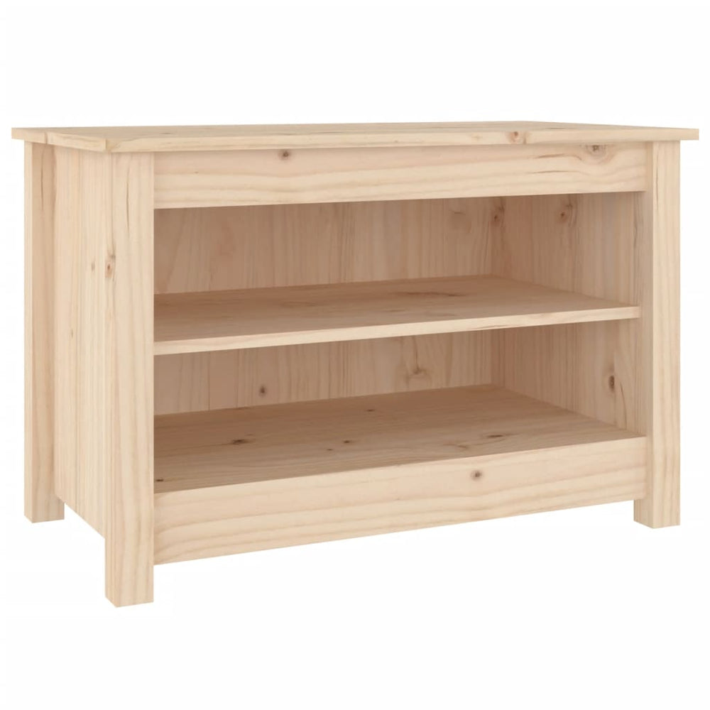 Bancă Pentru Pantofi, 70X38X45,5 Cm, Lemn Masiv De Pin