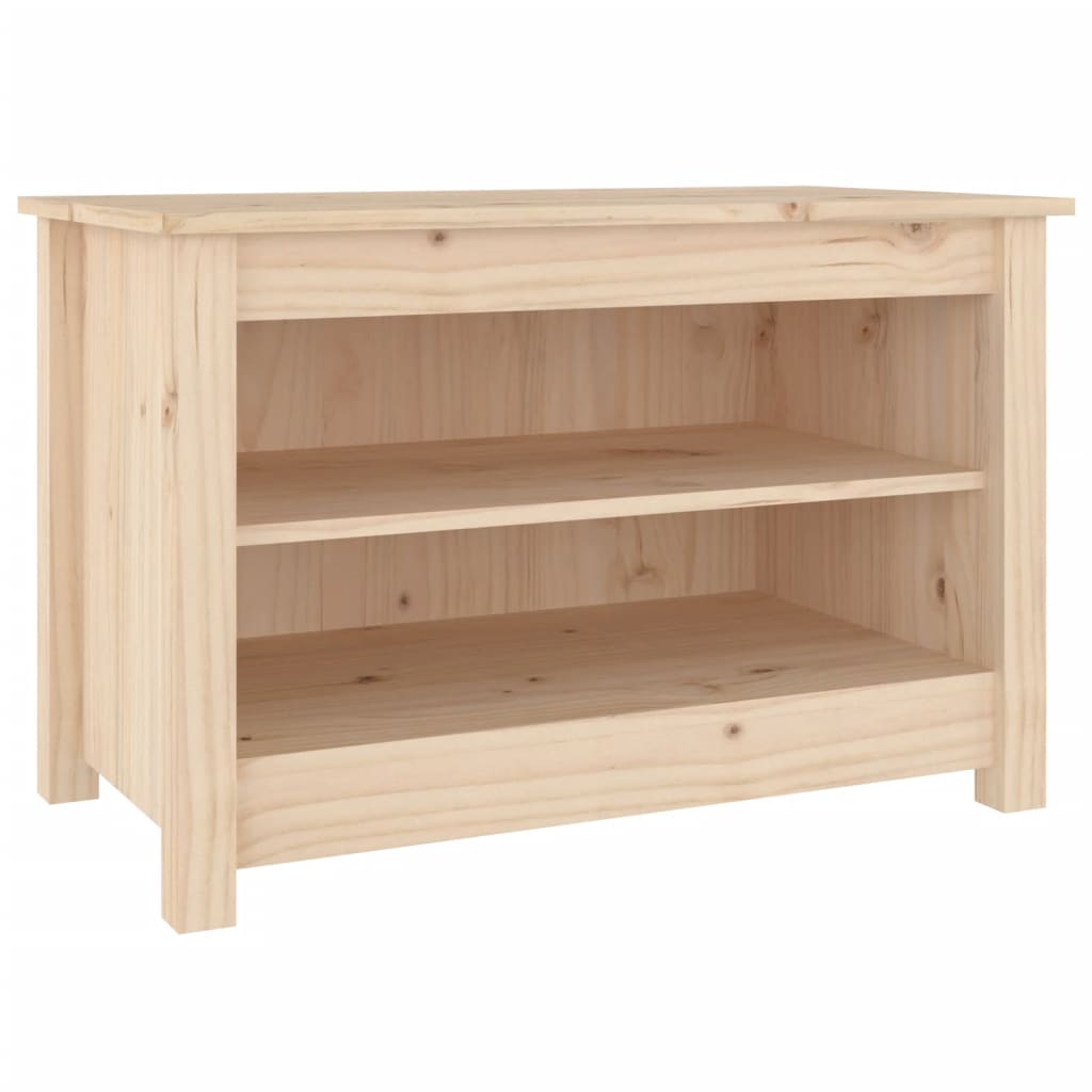 Bancă Pentru Pantofi, 70X38X45,5 Cm, Lemn Masiv De Pin