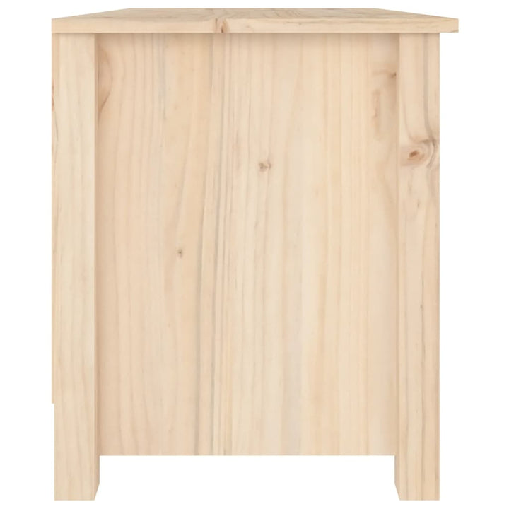 Bancă Pentru Pantofi, 70X38X45,5 Cm, Lemn Masiv De Pin