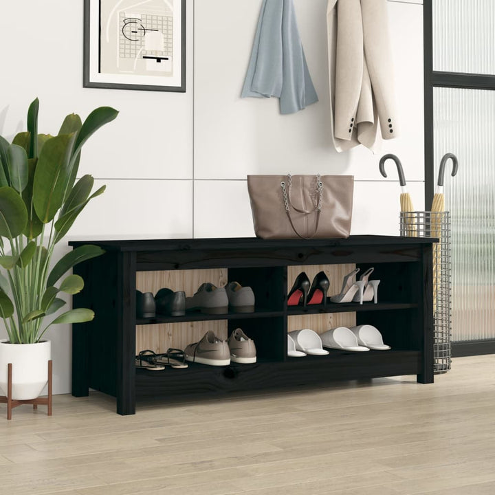 Bancă Pentru Pantofi, 70X38X45,5 Cm, Lemn Masiv De Pin