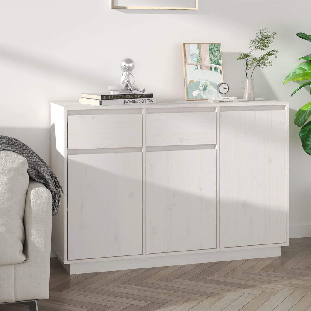 Servantă, 110X34X75 Cm, Lemn Masiv De Pin