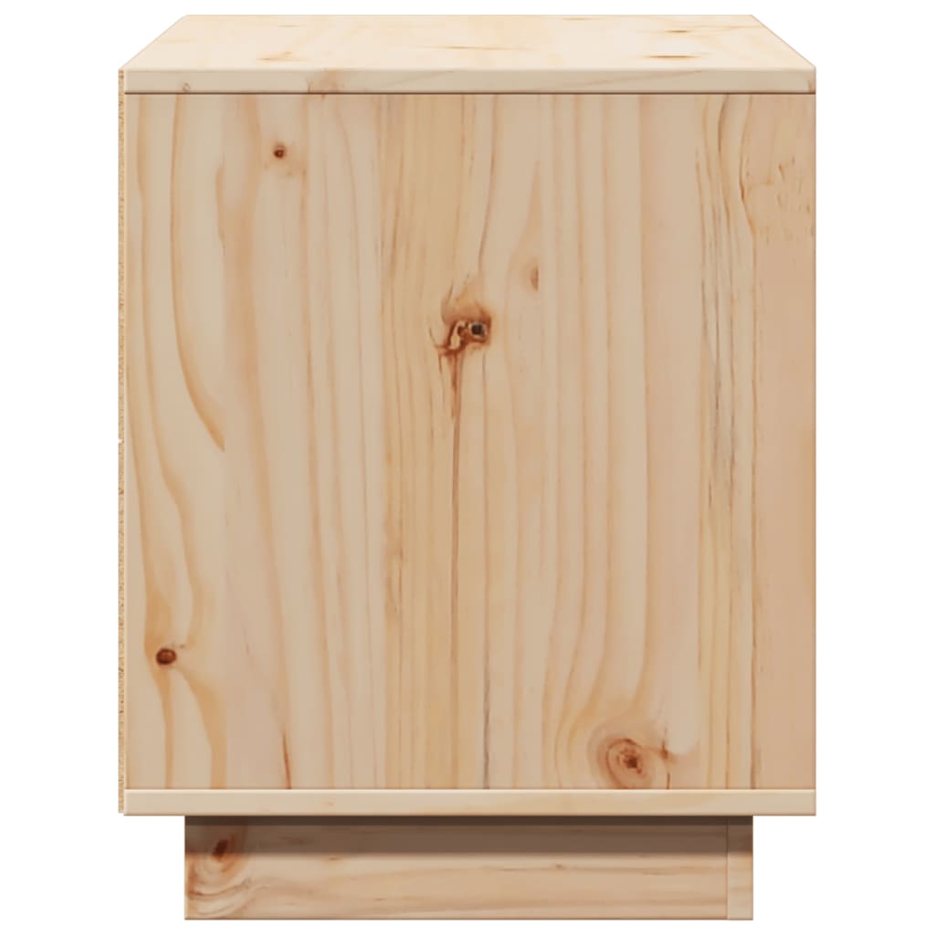 Comodă Tv, 74X35X44 Cm, Lemn Masiv De Pin