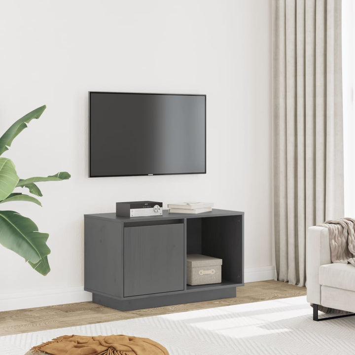 Comodă Tv, 74X35X44 Cm, Lemn Masiv De Pin