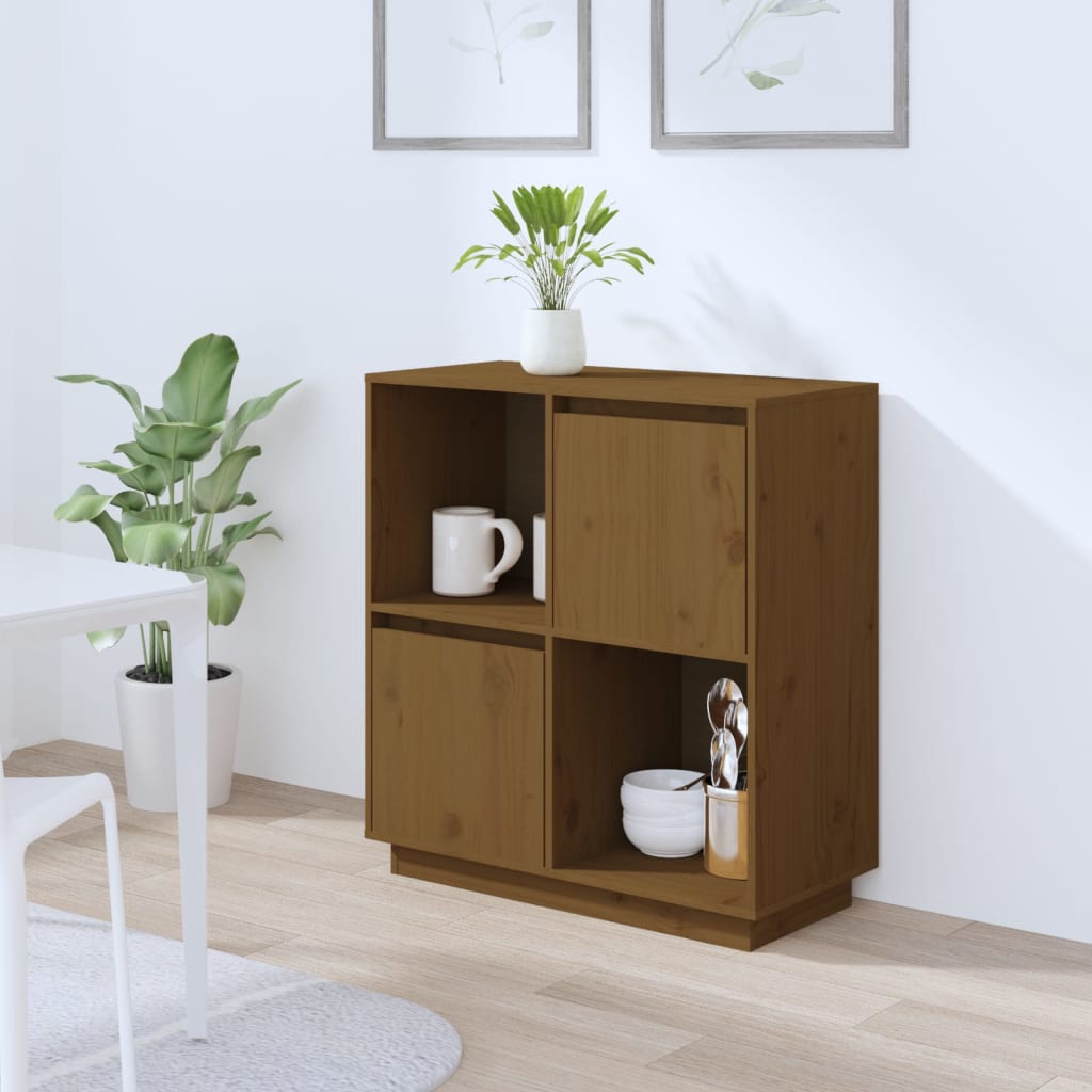 Dulap, , 74X35X80 Cm, Lemn Masiv De Pin