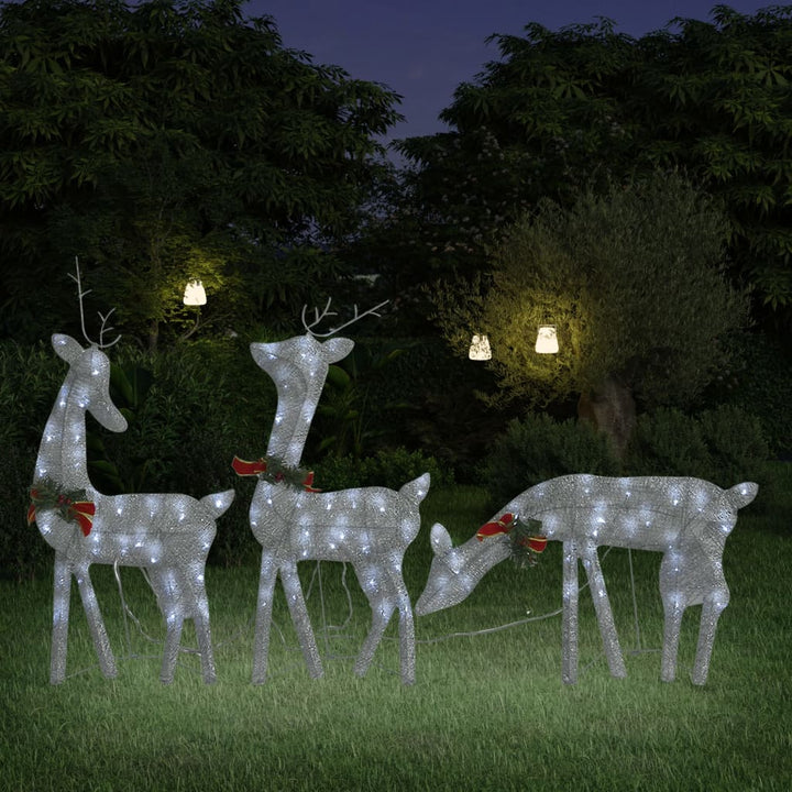 Decoratune De Crăciun Ren 3 Buc 90 Led-Uri