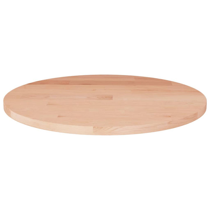 Blat De Masă Rotund, Ø30X4 Cm, Lemn Masiv Stejar Netratat
