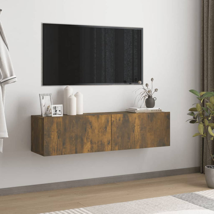 Dulap Tv De Perete, , 120X30X30 Cm, Lemn Prelucrat