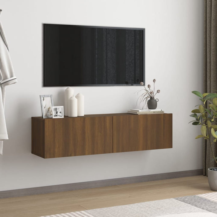 Dulap Tv De Perete, , 120X30X30 Cm, Lemn Prelucrat