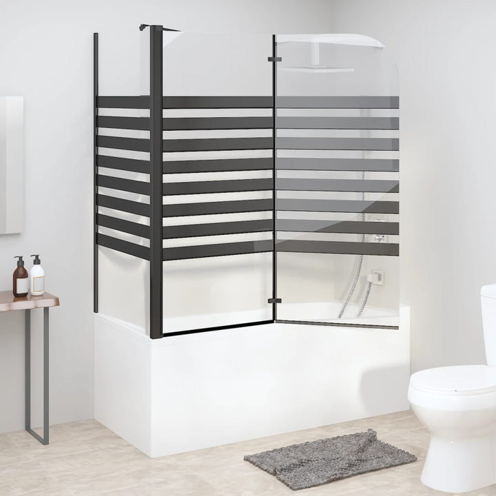Cabină De Baie, 120X68X130 Cm, Sticlă Securizată, Dungi