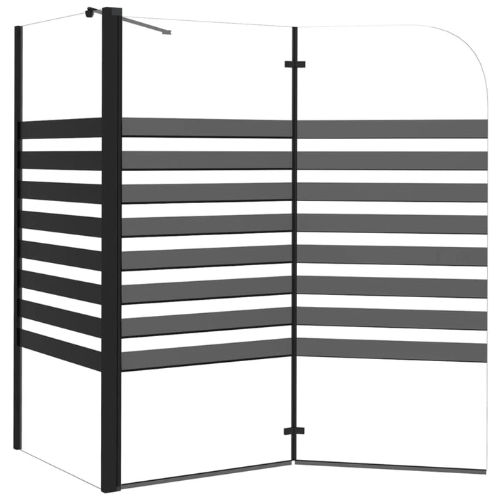 Cabină De Baie, 120X68X130 Cm, Sticlă Securizată, Dungi