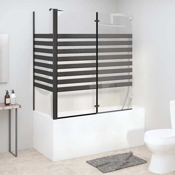 Cabină De Baie, 120X68X130 Cm, Sticlă Securizată, Dungi