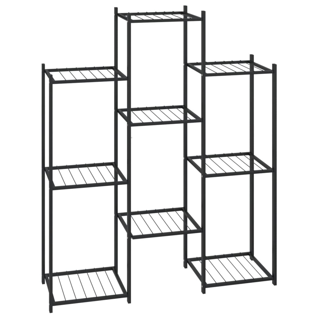 Suport Pentru Flori, 83X25X100 Cm, Negru, Fier