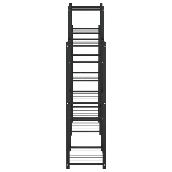 Suport Pentru Flori, 83X25X100 Cm, Negru, Fier