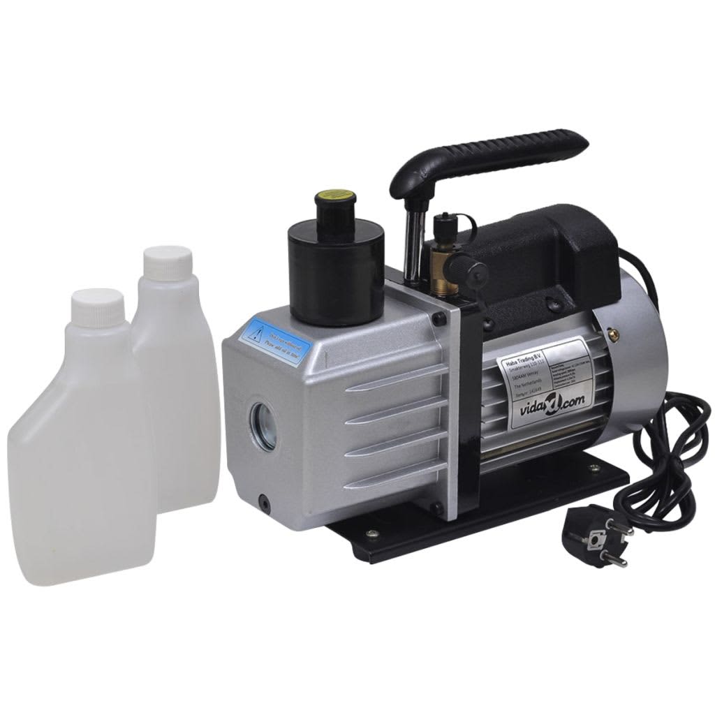 Pompă De Vid 50 L/Min Cu Set De Manometre În Set Scule