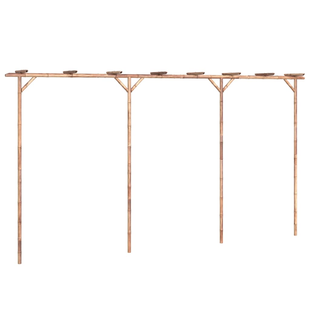 Pergolă, 385X40X205 Cm, Bambus