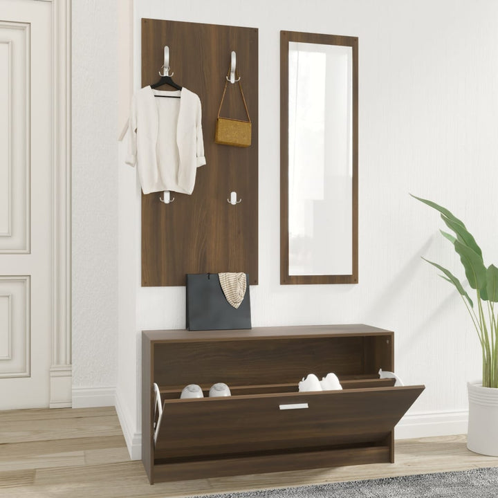 Set Pantofare 3 În 1, , Lemn Prelucrat