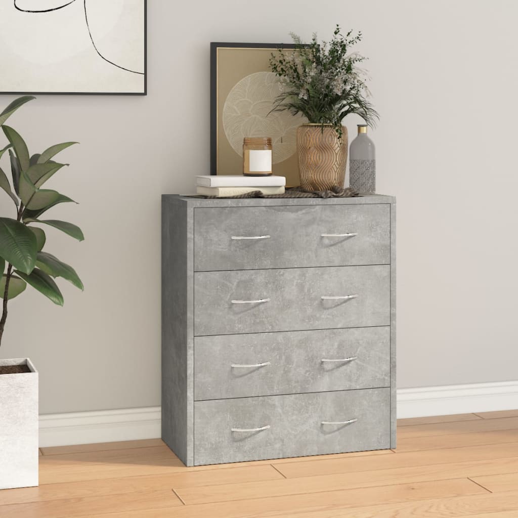 Dulap Cu 4 Sertare, 60X30,5X71 Cm, Culoare