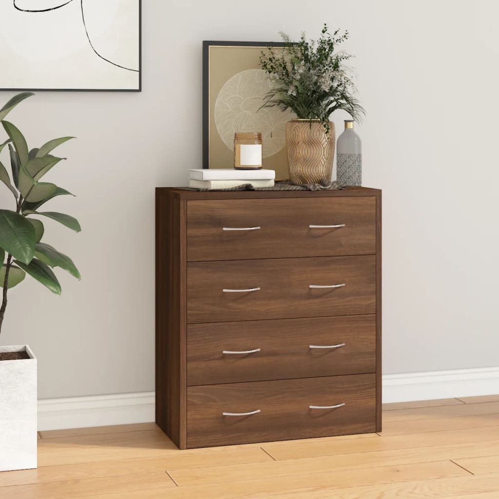 Dulap Cu 4 Sertare, 60X30,5X71 Cm, Culoare