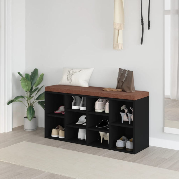 Bancă Pentru Pantofi, Gri Sonoma, 103X30X48 Cm, Lemn Prelucrat