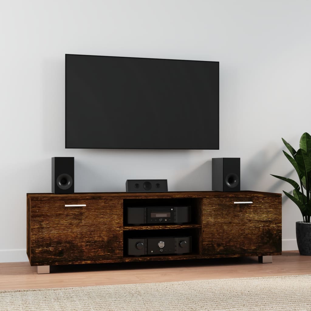 Comodă Tv, Alb Extralucios, 140 X 40,5 X 35 Cm