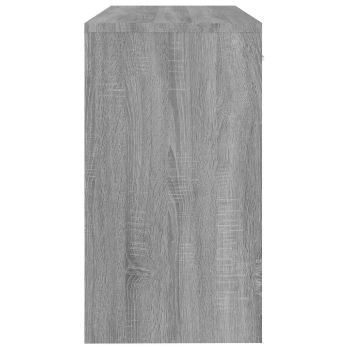 Birou Cu Sertar Și Dulap Gri Sonoma 100X40X73 Cm Lemn Prelucrat