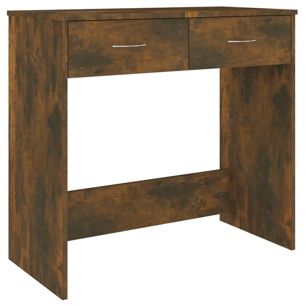 Birou, Stejar Fumuriu, 80X40X75 Cm, Lemn Prelucrat