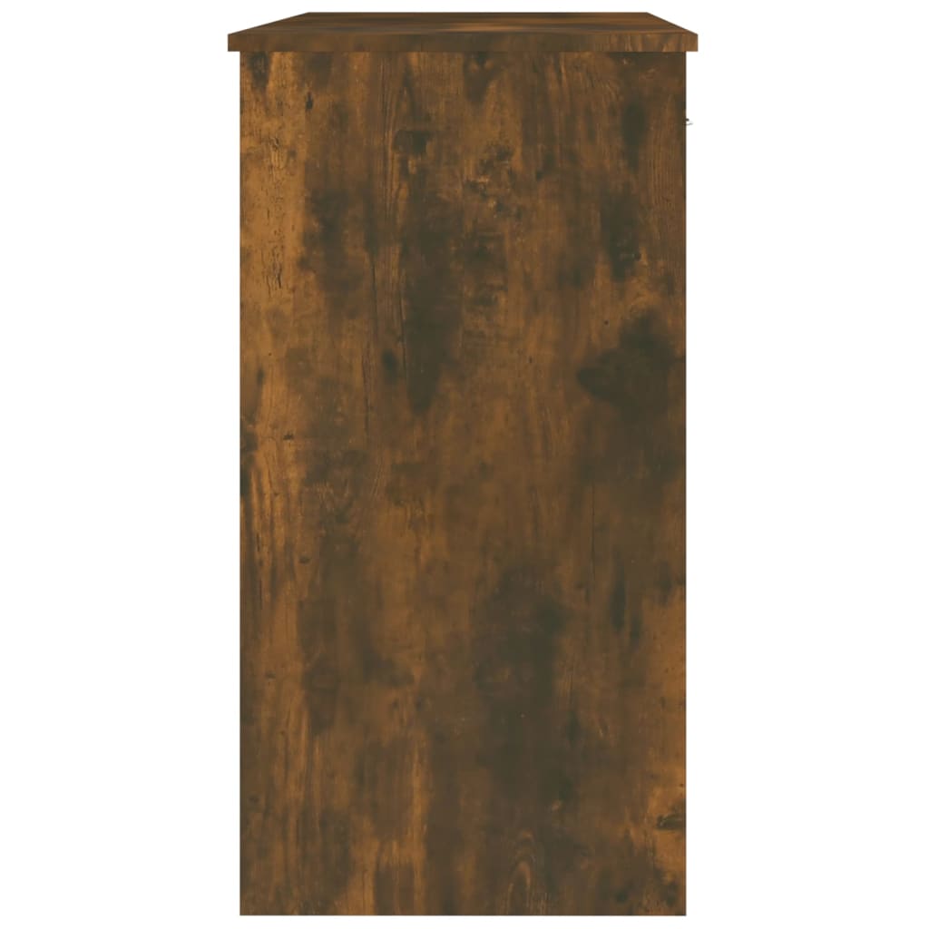 Birou, Stejar Fumuriu, 80X40X75 Cm, Lemn Prelucrat