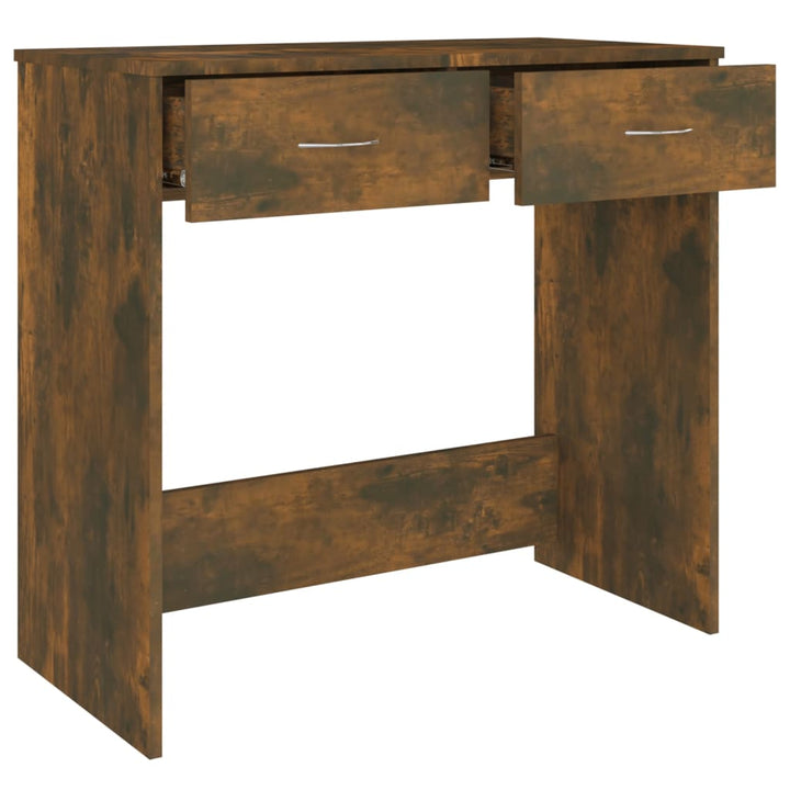 Birou, Stejar Fumuriu, 80X40X75 Cm, Lemn Prelucrat