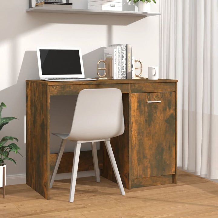 Birou, Gri Sonoma, 100X50X76 Cm, Lemn Prelucrat