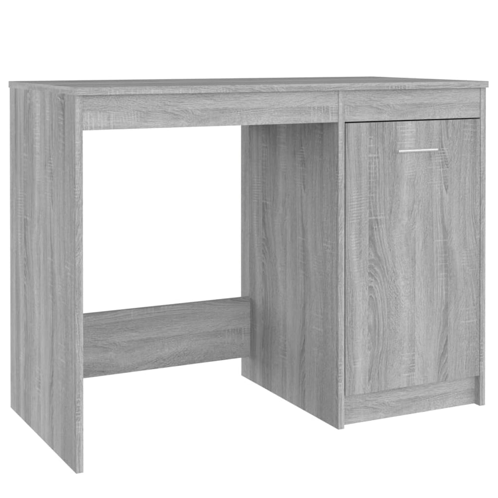 Birou, Gri Sonoma, 100X50X76 Cm, Lemn Prelucrat