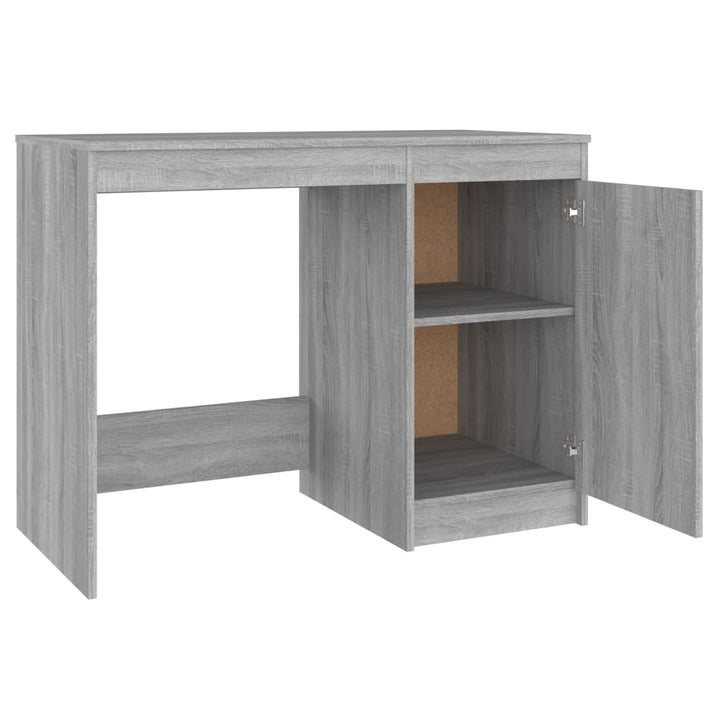 Birou, Gri Sonoma, 100X50X76 Cm, Lemn Prelucrat