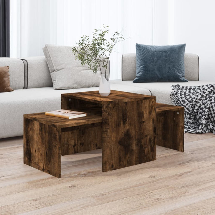 Set Măsuțe De Cafea, , 100X48X40Cm, Lemn Prelucrat