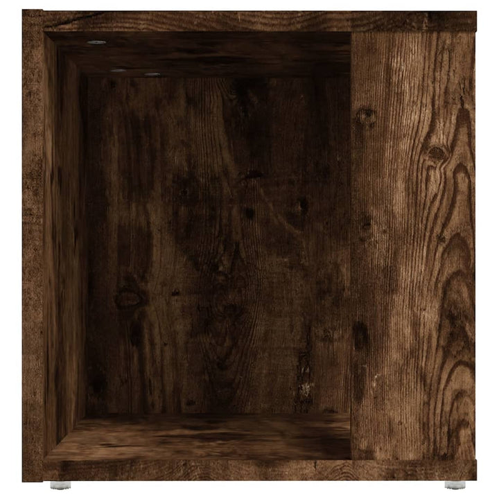 Măsuță Laterală, Stejar Fumuriu, 33X33X34,5 Cm, Lemn Prelucrat