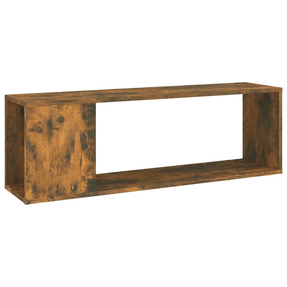 Comodă Tv, Stejar Fumuriu, 100X24X32 Cm, Lemn Prelucrat