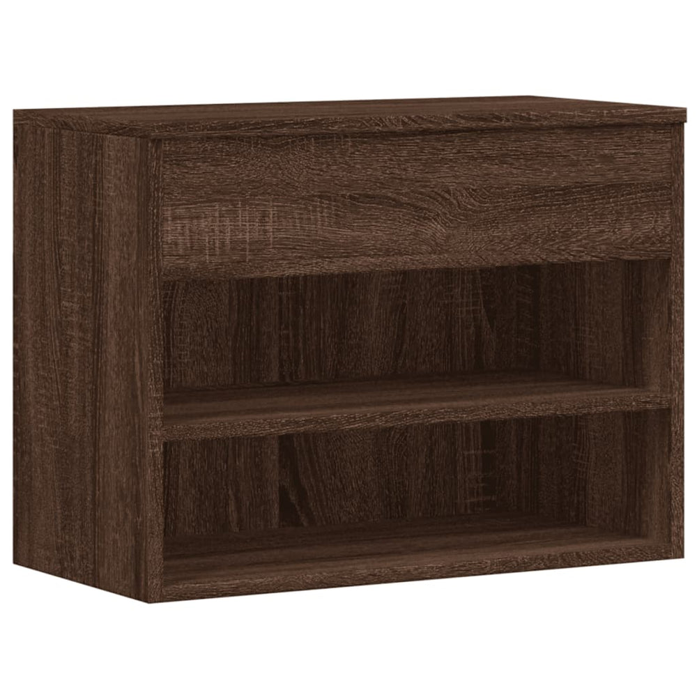 Bancă Pentru Pantofi Stejar Maro 60X30X45 Cm Lemn Prelucrat