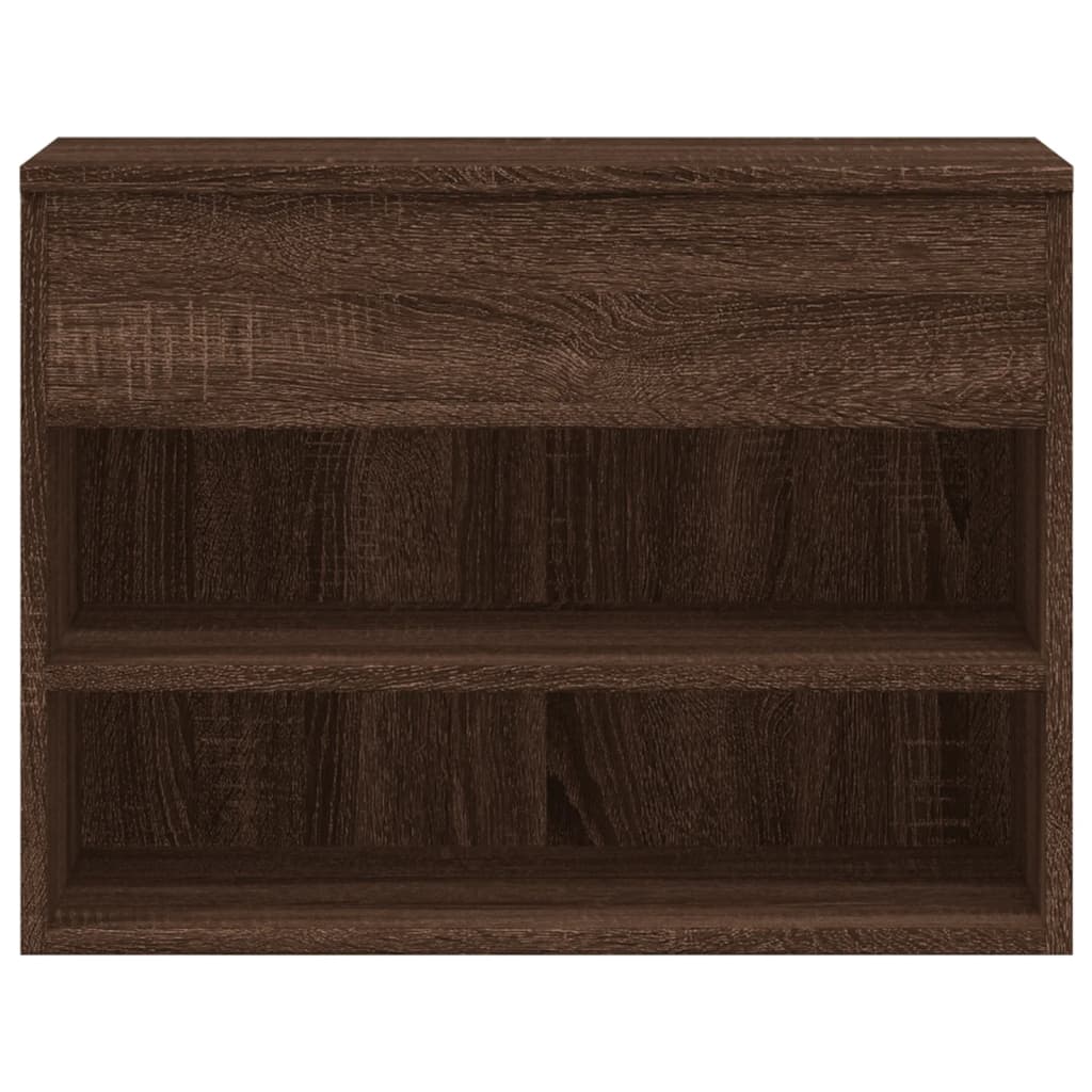 Bancă Pentru Pantofi Stejar Maro 60X30X45 Cm Lemn Prelucrat