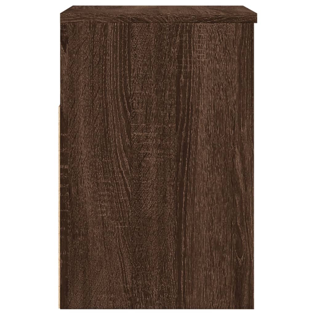 Bancă Pentru Pantofi Stejar Maro 60X30X45 Cm Lemn Prelucrat