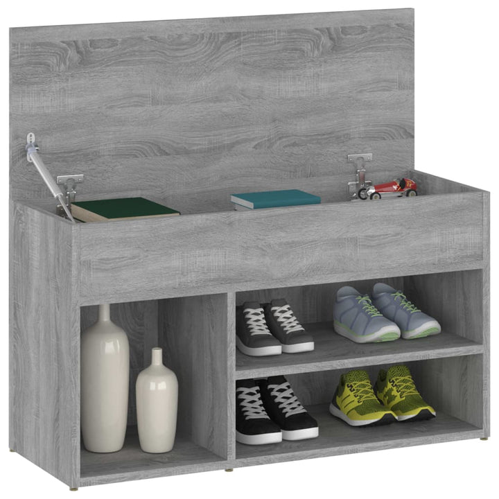 Bancă Pentru Pantofi Stejar Sonoma 80X30X45 Cm Lemn Prelucrat