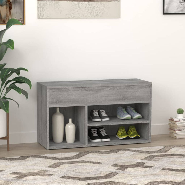 Bancă Pentru Pantofi Stejar Sonoma 80X30X45 Cm Lemn Prelucrat