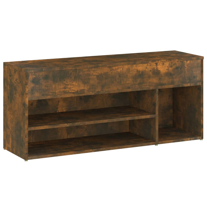 Bancă Pentru Pantofi Stejar Fumuriu 105X30X45 Cm Lemn Prelucrat