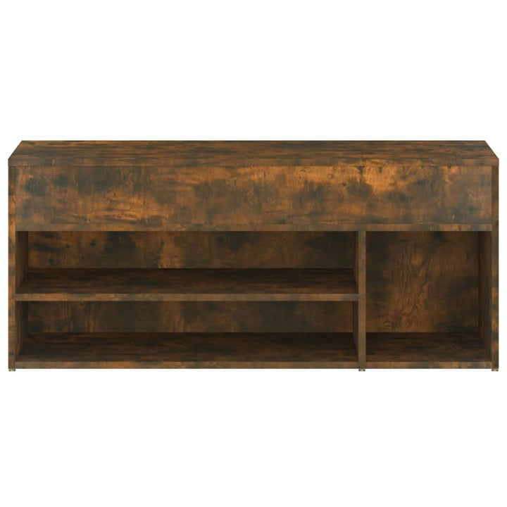 Bancă Pentru Pantofi Stejar Fumuriu 105X30X45 Cm Lemn Prelucrat
