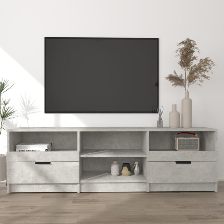 Comodă Tv, Stejar Fumuriu, 150X33,5X45 Cm, Lemn Prelucrat