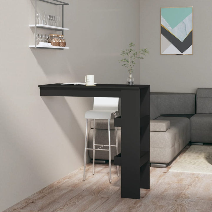Masă Bar Perete 102X45X103,5 Cm Lemn Compozit