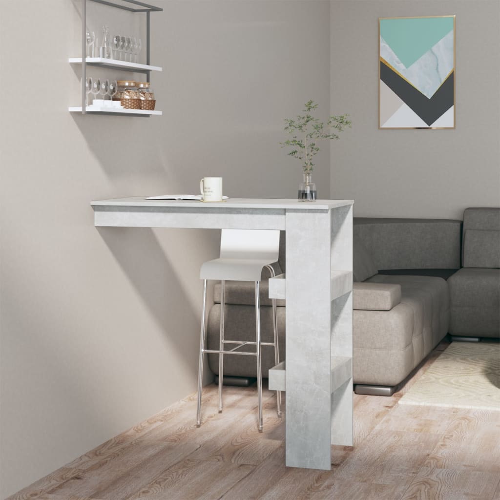 Masă Bar Perete 102X45X103,5 Cm Lemn Compozit