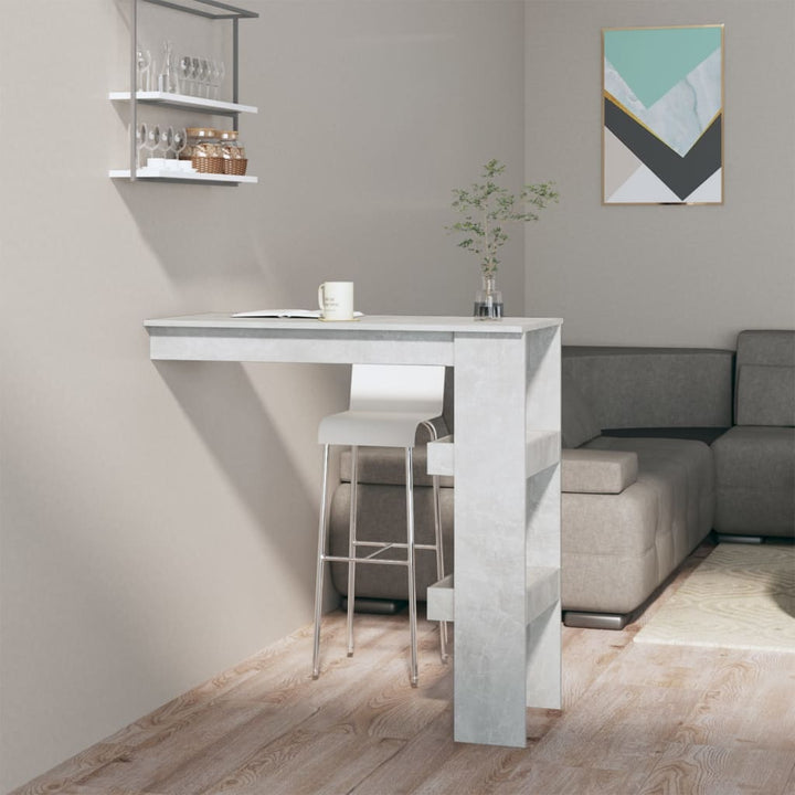 Masă Bar Perete 102X45X103,5 Cm Lemn Compozit