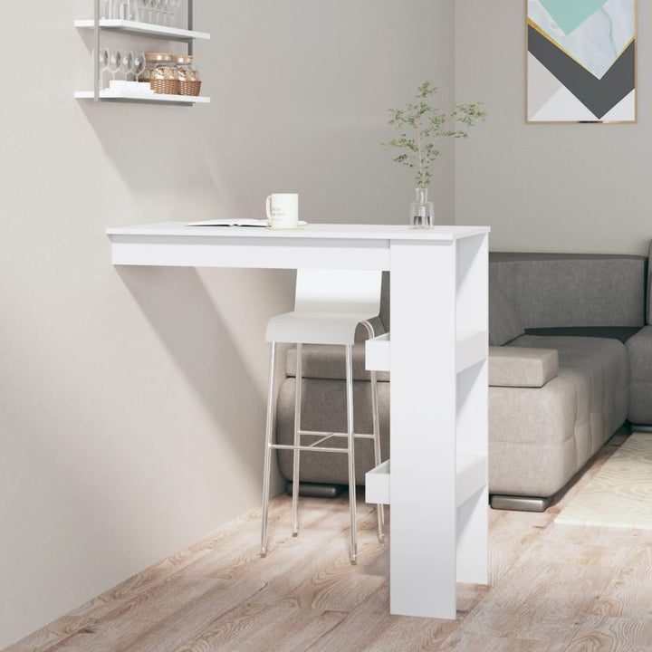 Masă Bar Perete 102X45X103,5 Cm Lemn Compozit
